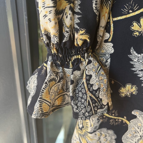 ETRO Floral Silk Mini Dress size 44 fits an 8 or 10 Like New - Picture 11 of 15